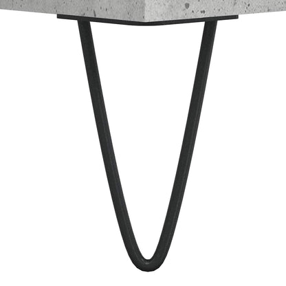 vidaXL Table basse gris béton 90x44,5x45 cm en bois d'ingénierie