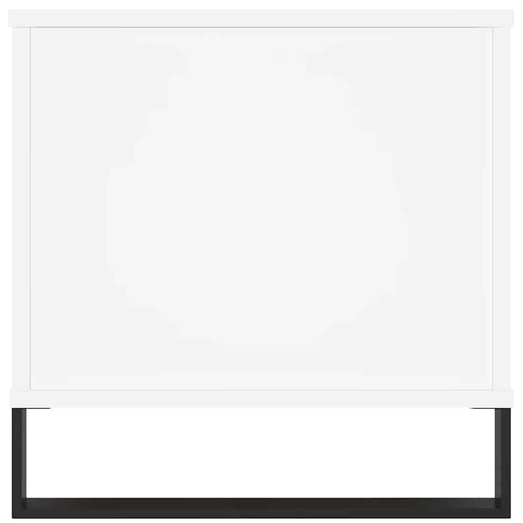 vidaXL Table basse blanc 90x44,5x45 cm Aggloméré