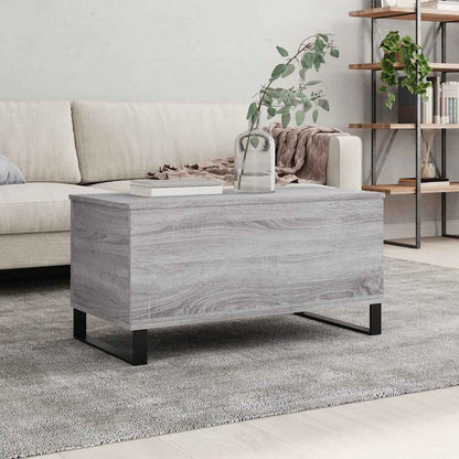 vidaXL Couchtisch Grau Sonoma 90x44,5x45 cm Holzwerkstoff