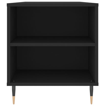 vidaXL Table basse noir 102x44,5x50 cm Aggloméré