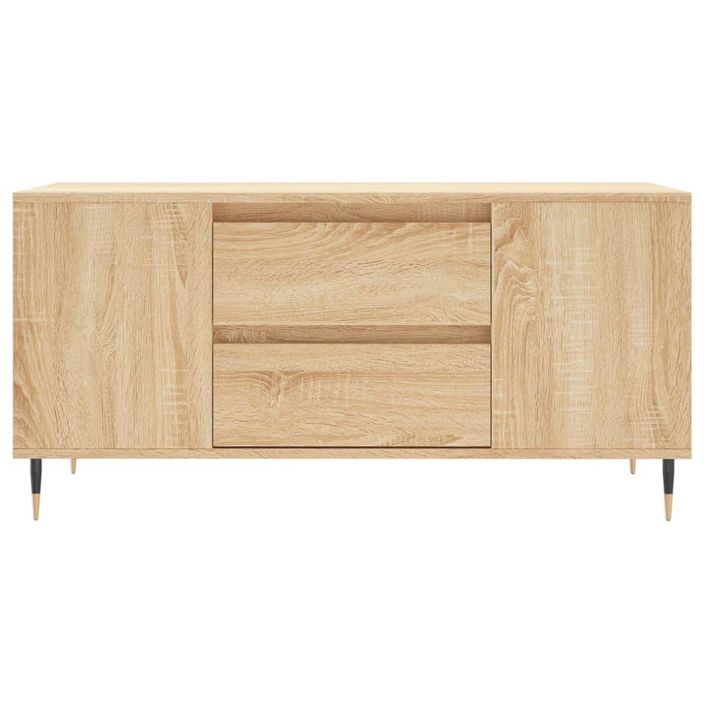 vidaXL Table basse chêne Sonoma 102x44,5x50 cm bois d'ingénierie