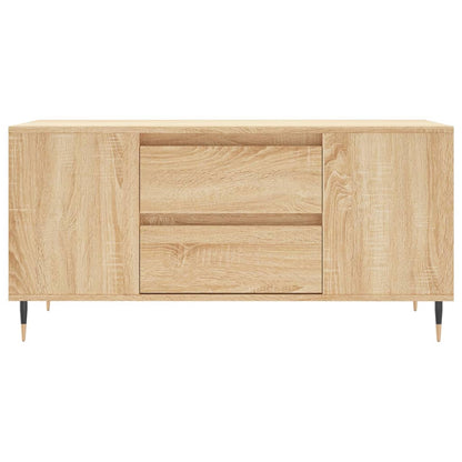 vidaXL Table basse chêne Sonoma 102x44,5x50 cm bois d'ingénierie