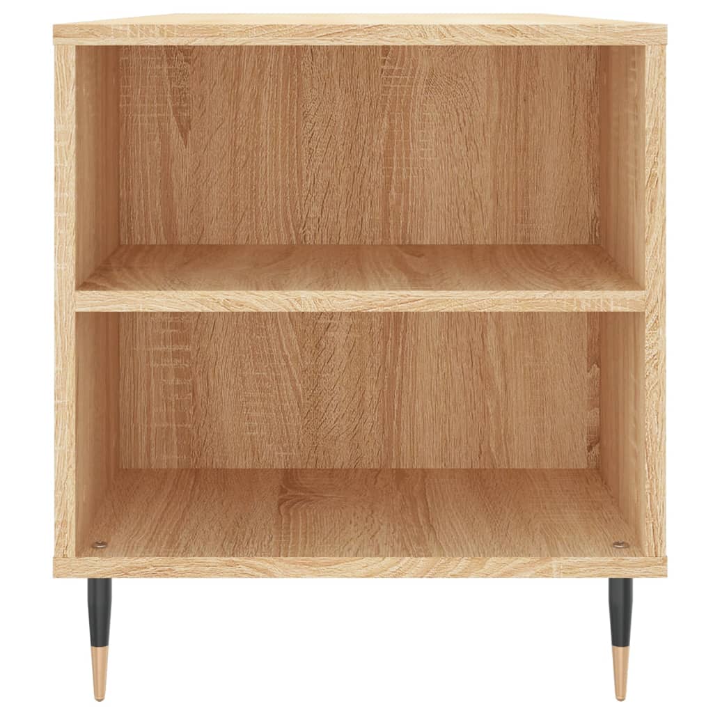 vidaXL Table basse chêne Sonoma 102x44,5x50 cm bois d'ingénierie