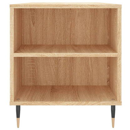 vidaXL Table basse chêne Sonoma 102x44,5x50 cm bois d'ingénierie