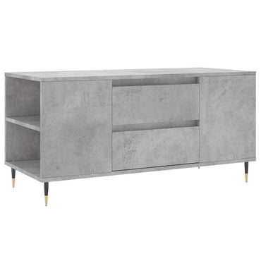 vidaXL Table basse gris béton 102x44,5x50 cm Aggloméré
