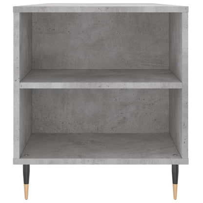 vidaXL Table basse gris béton 102x44,5x50 cm Aggloméré