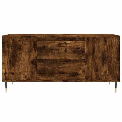 vidaXL Table basse chêne fumé 102x44,5x50 cm bois d'ingénierie