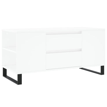 vidaXL Table basse Blanc 102x44,5x50 cm Bois d'ingénierie