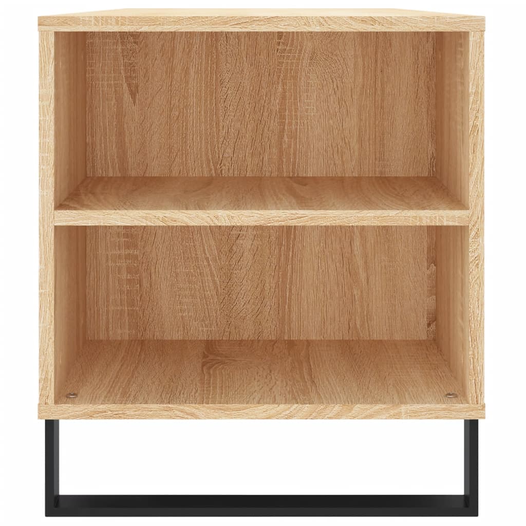 vidaXL Table basse chêne Sonoma 102x44,5x50 cm bois d'ingénierie