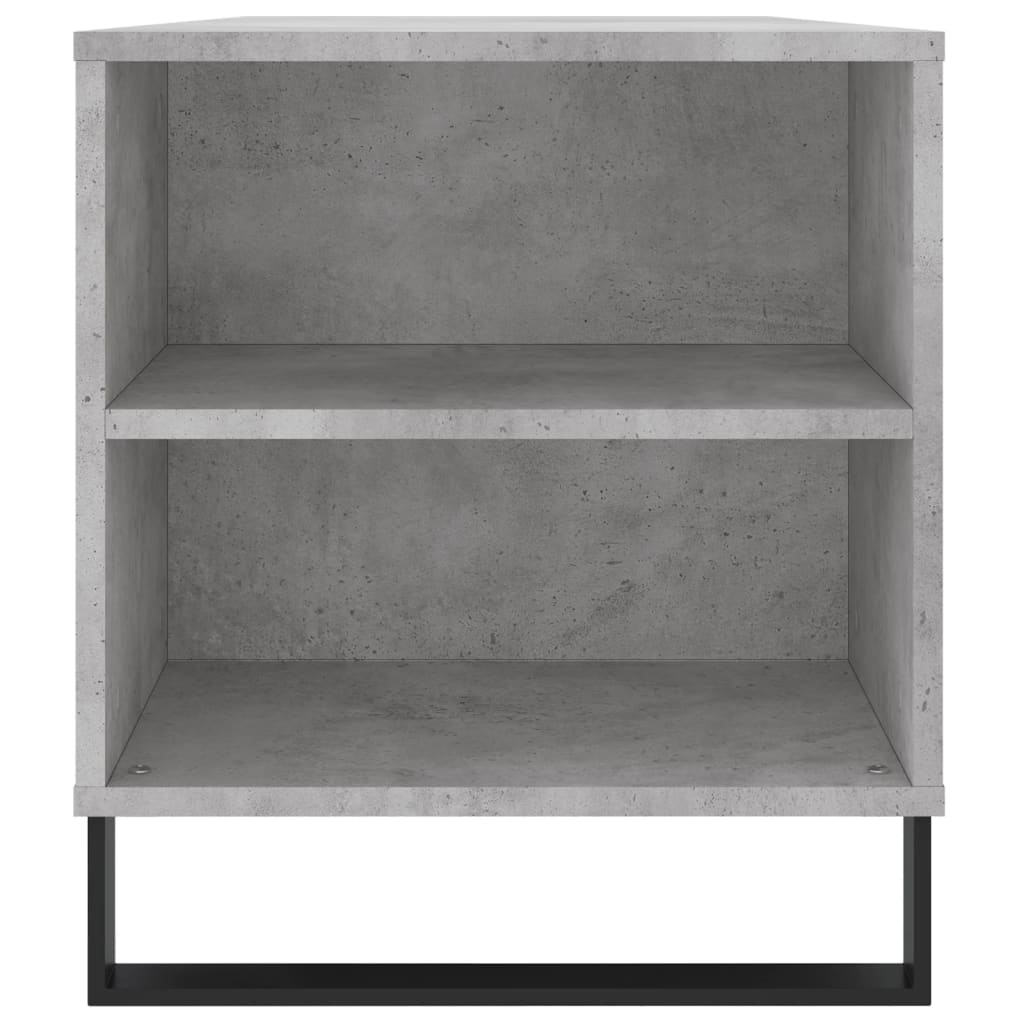 vidaXL Table basse gris béton 102x44,5x50 cm Aggloméré