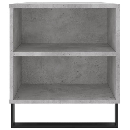 vidaXL Table basse gris béton 102x44,5x50 cm Aggloméré