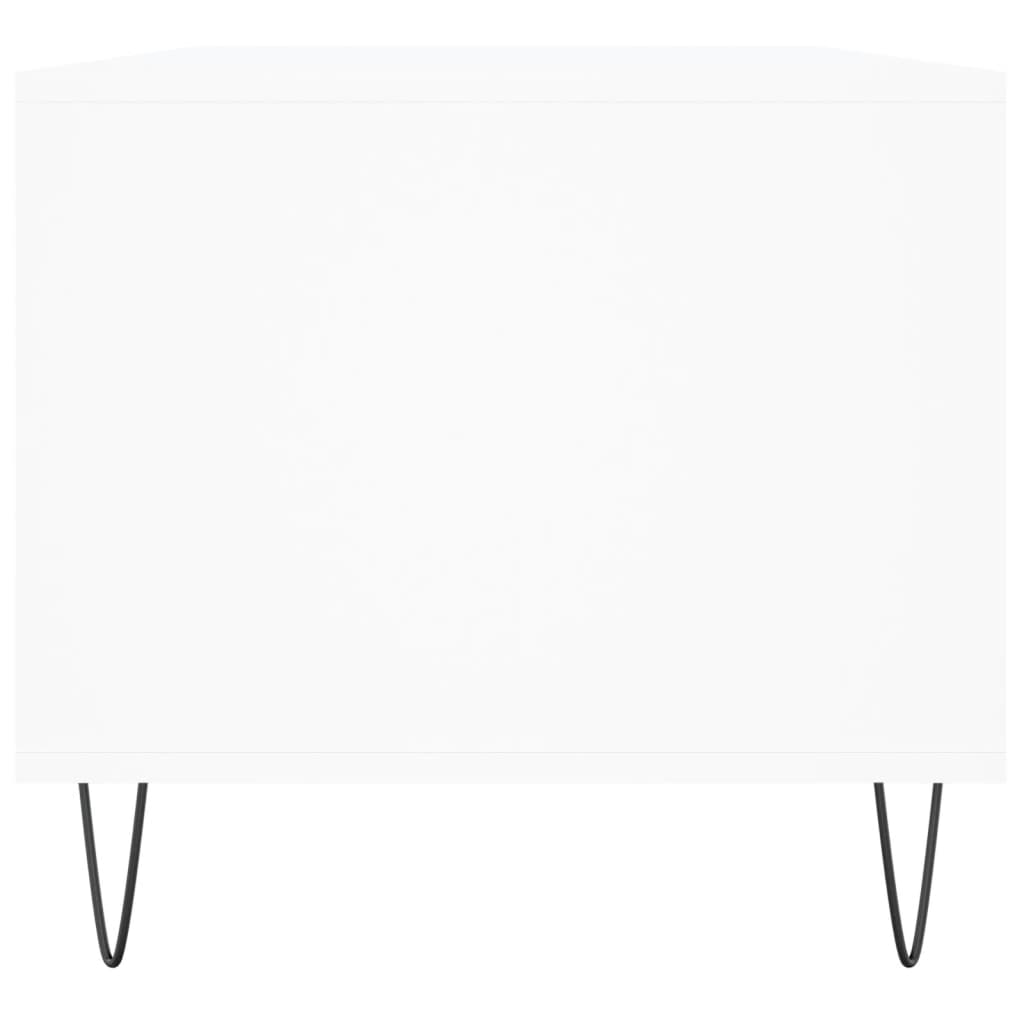vidaXL Couchtisch Weiß 90x49x45 cm Holzwerkstoff