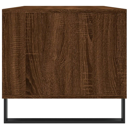 vidaXL Table basse aspect chêne marron 90x49x45 cm Aggloméré