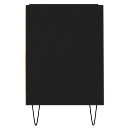 vidaXL Meuble TV Noir 100x35x55 cm Bois d'ingénierie