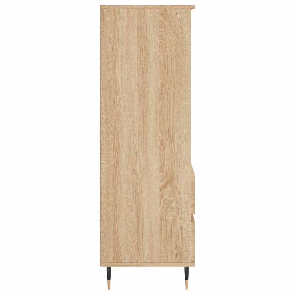 Highboard Sonoma-Eiche 40x36x110 cm Holzwerkstoff