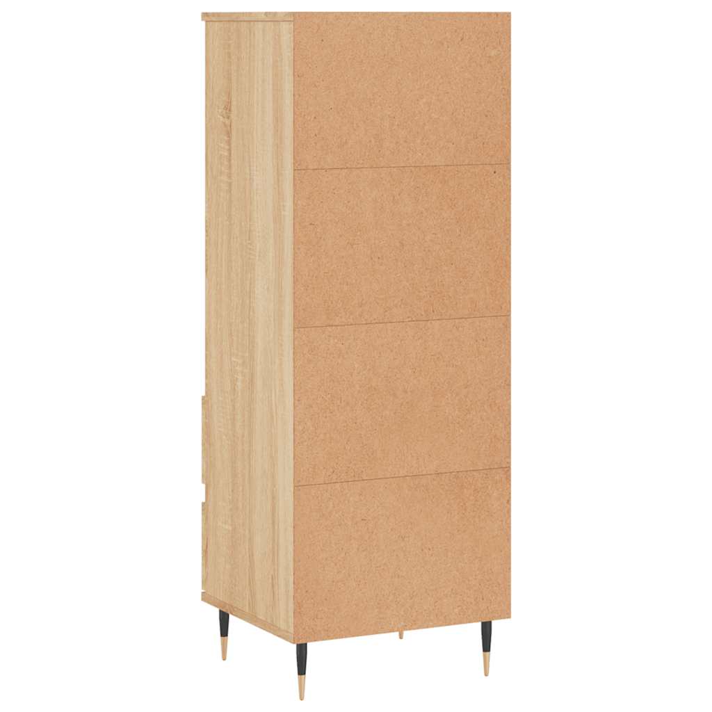 Highboard Sonoma-Eiche 40x36x110 cm Holzwerkstoff