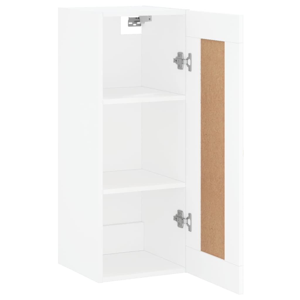 vidaXL Wandschrank Weiß 34,5x34x90 cm Holzwerkstoff
