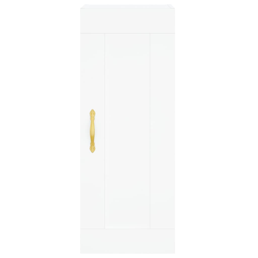 vidaXL Wandschrank Weiß 34,5x34x90 cm Holzwerkstoff