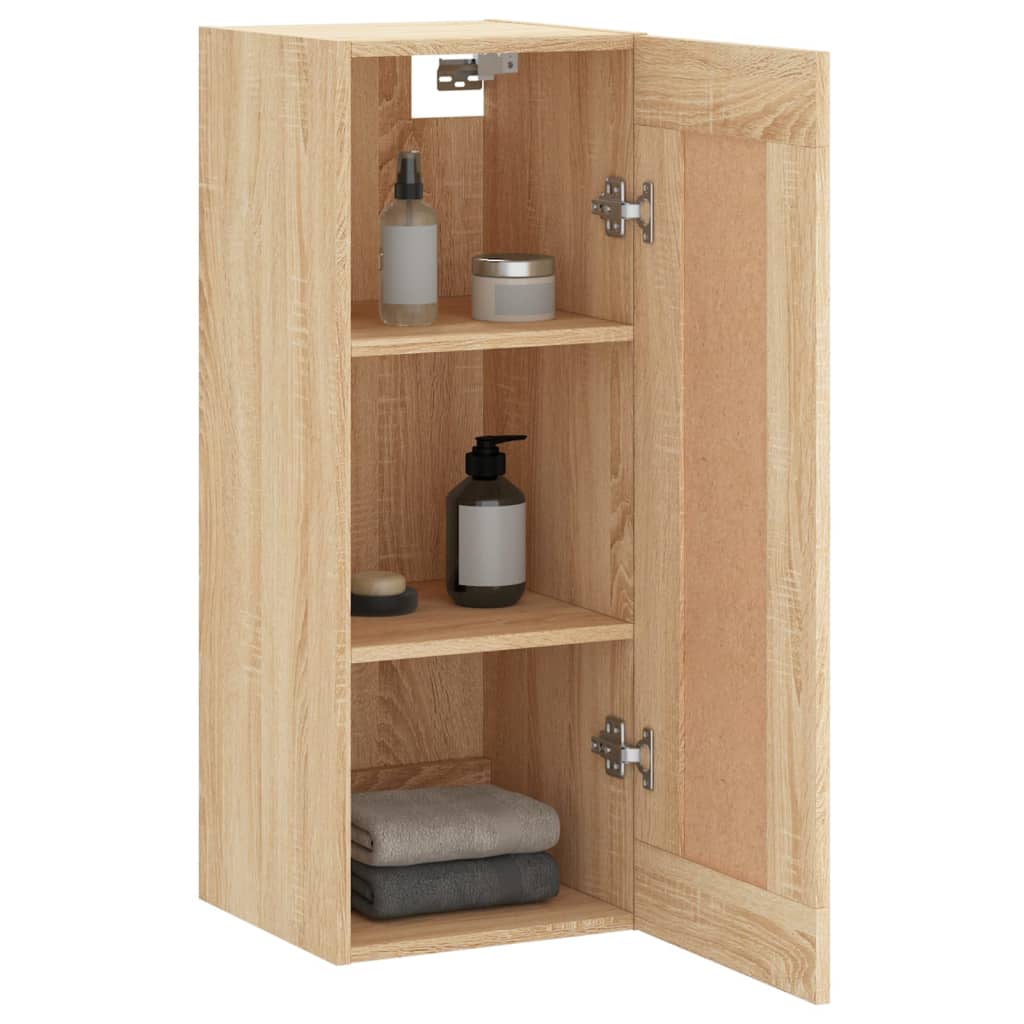 vidaXL Armoire murale chêne sonoma 34,5x34x90 cm Bois d'ingénierie