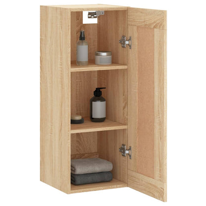 vidaXL Armoire murale chêne sonoma 34,5x34x90 cm Bois d'ingénierie