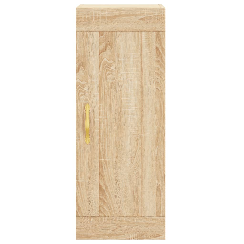 vidaXL Armoire murale chêne sonoma 34,5x34x90 cm Bois d'ingénierie