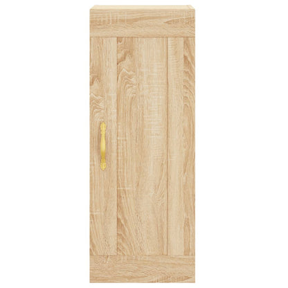 vidaXL Armoire murale chêne sonoma 34,5x34x90 cm Bois d'ingénierie