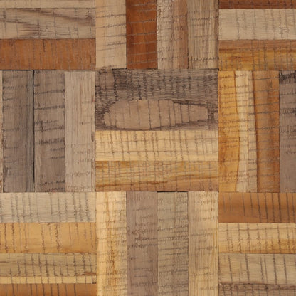 vidaXL Couchtisch Grau 55x55x40 cm Recyceltes Massivholz Teak