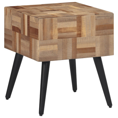 vidaXL Beistelltisch 40x40x45 cm Recyceltes Massivholz Teak