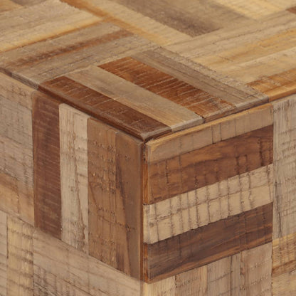 vidaXL Sitzbank 110x35x45 cm Recyceltes Massivholz Teak