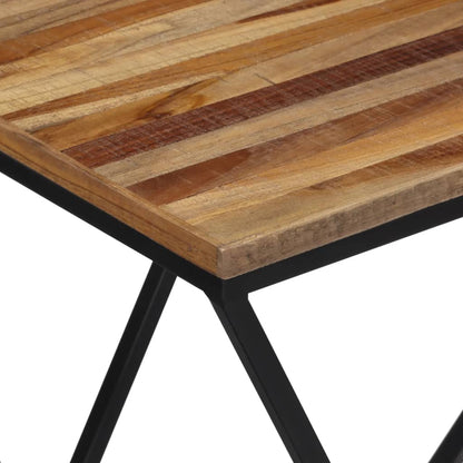 vidaXL Beistelltische 2 Stk. Recyceltes Massivholz Teak
