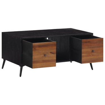 vidaXL Couchtisch 90x50x41 cm Recyceltes Massivholz Teak