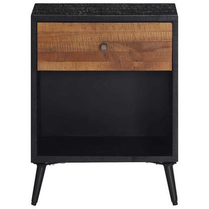 vidaXL Nachttisch 40x30x50 cm Massivholz Teak