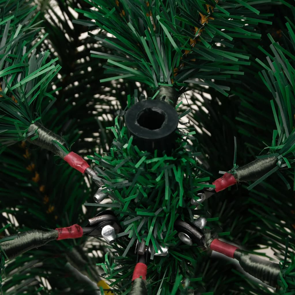 vidaXL Künstlicher Weihnachtsbaum Klappbar mit Zapfen Beeren 120 cm