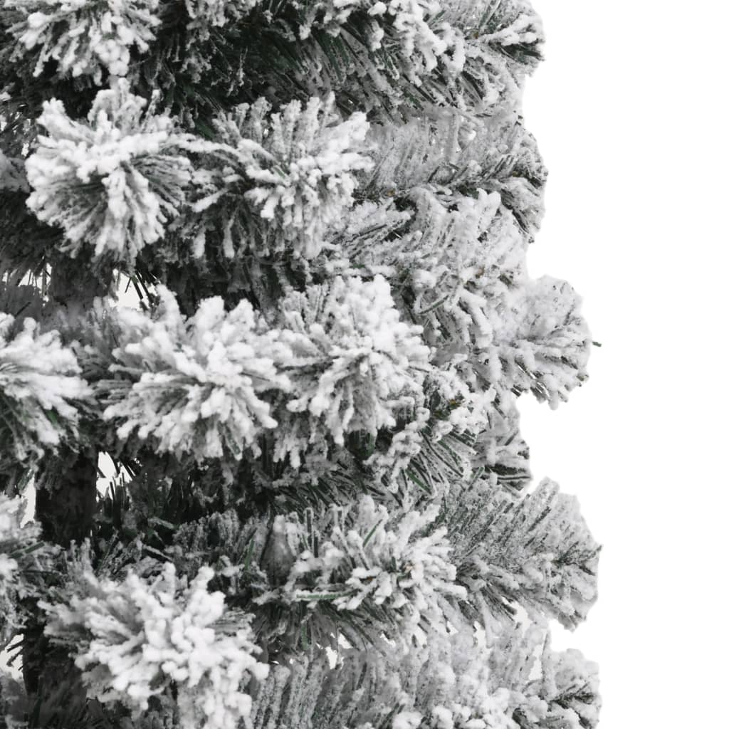 vidaXL Künstlicher Weihnachtsbaum Klappbar Beschneit 120 cm