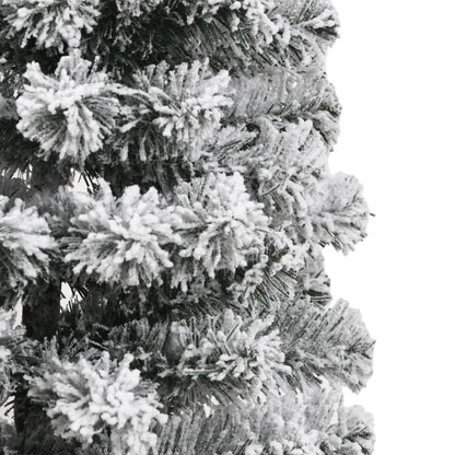 vidaXL Künstlicher Weihnachtsbaum Klappbar Beschneit 120 cm