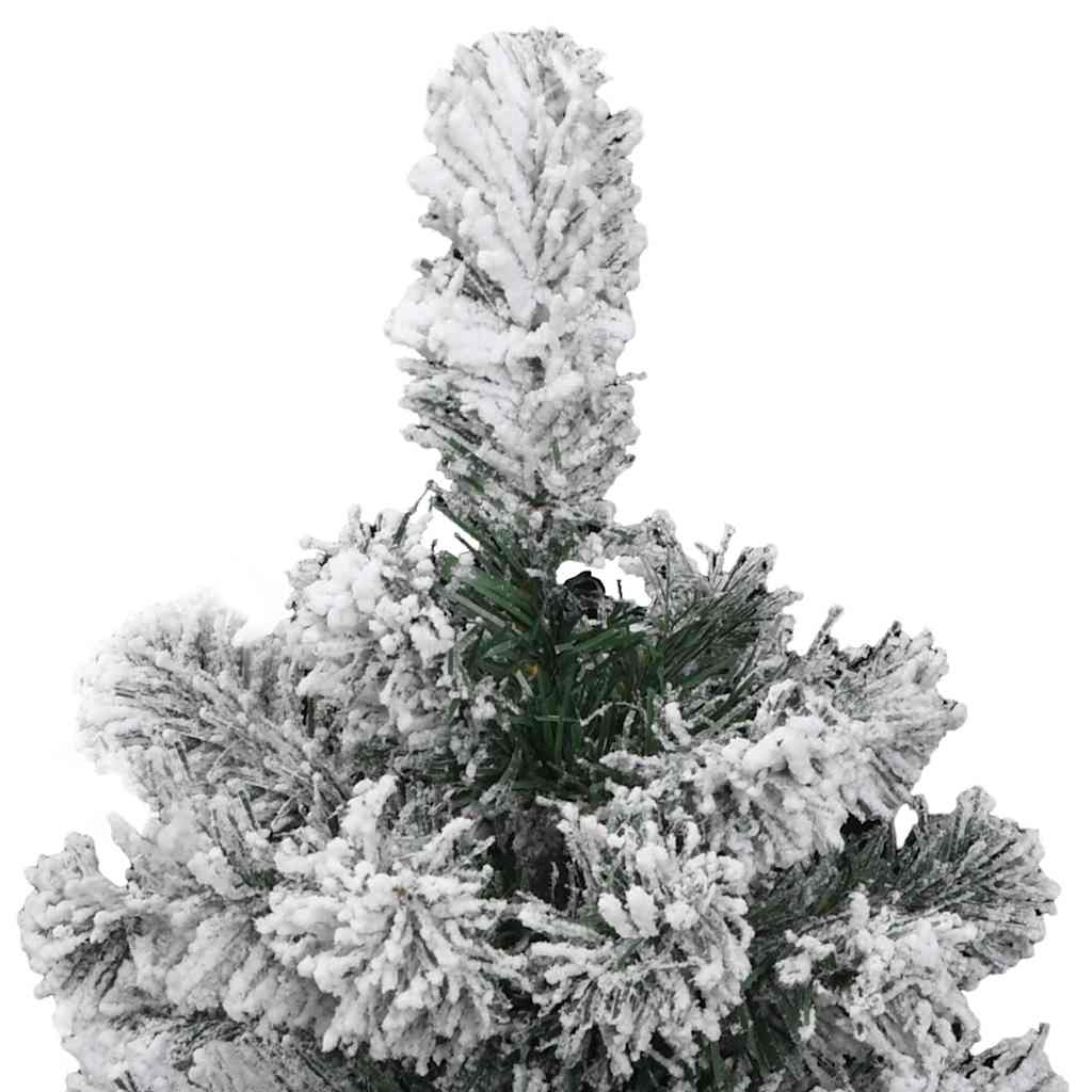 vidaXL Künstlicher Weihnachtsbaum Klappbar Beschneit 150 cm
