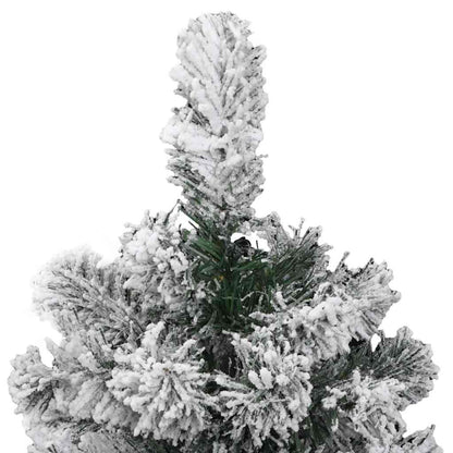 vidaXL Künstlicher Weihnachtsbaum Klappbar Beschneit 150 cm