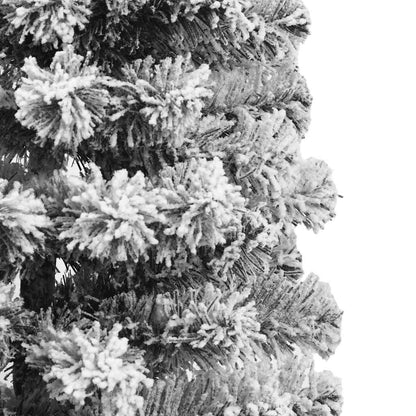 vidaXL Künstlicher Weihnachtsbaum Klappbar Beschneit 150 cm