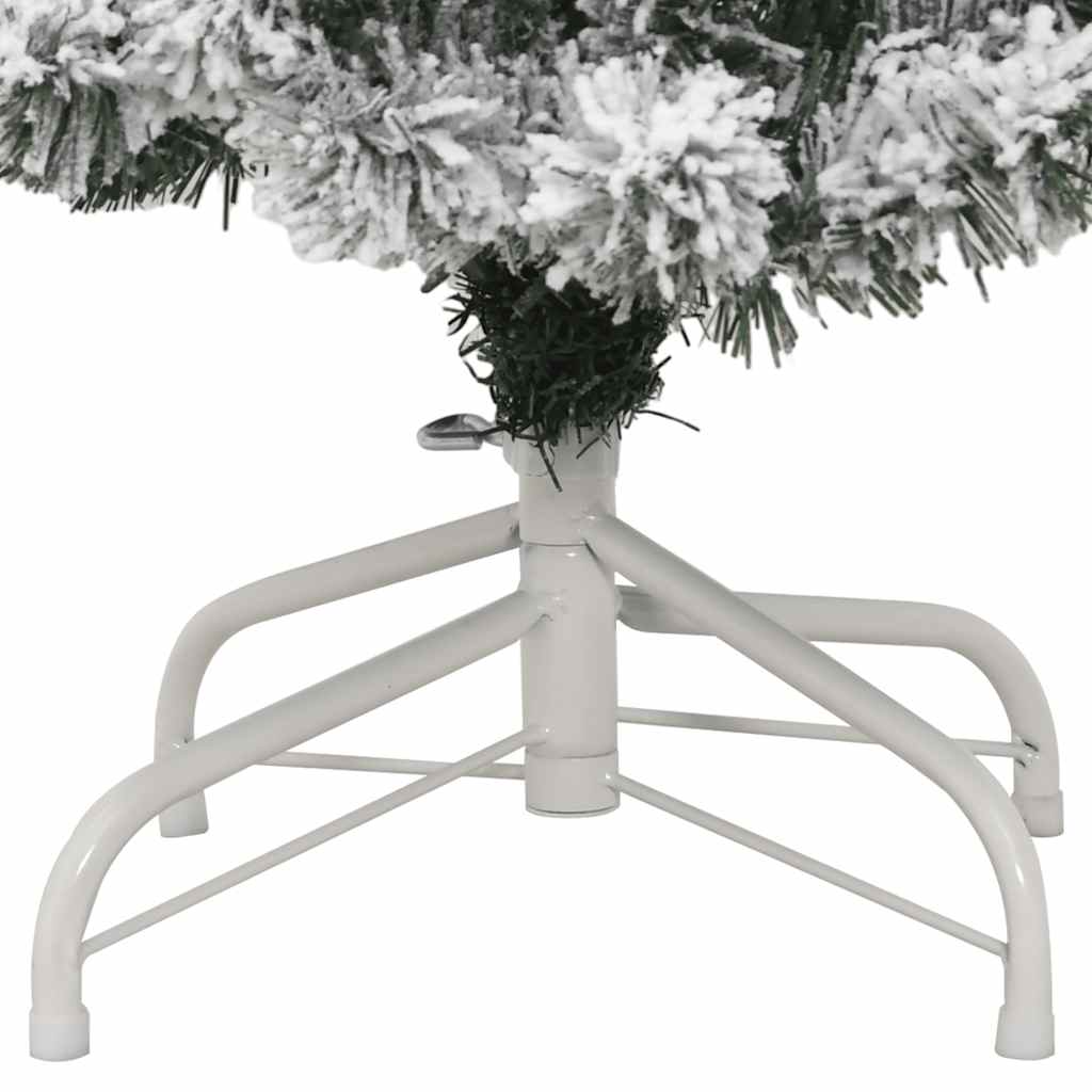 vidaXL Künstlicher Weihnachtsbaum Klappbar Beschneit 150 cm