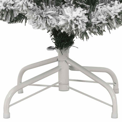 vidaXL Künstlicher Weihnachtsbaum Klappbar Beschneit 150 cm
