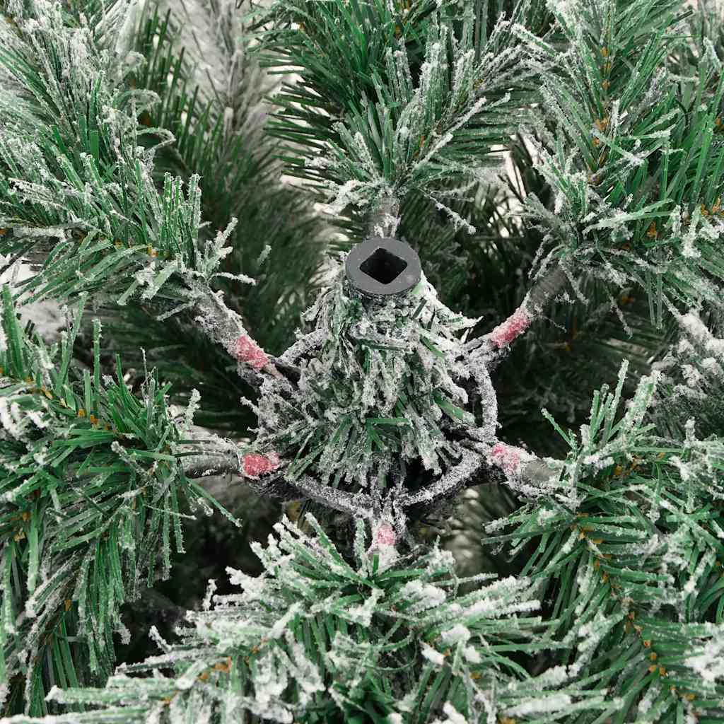 vidaXL Künstlicher Weihnachtsbaum Klappbar Beschneit 150 cm