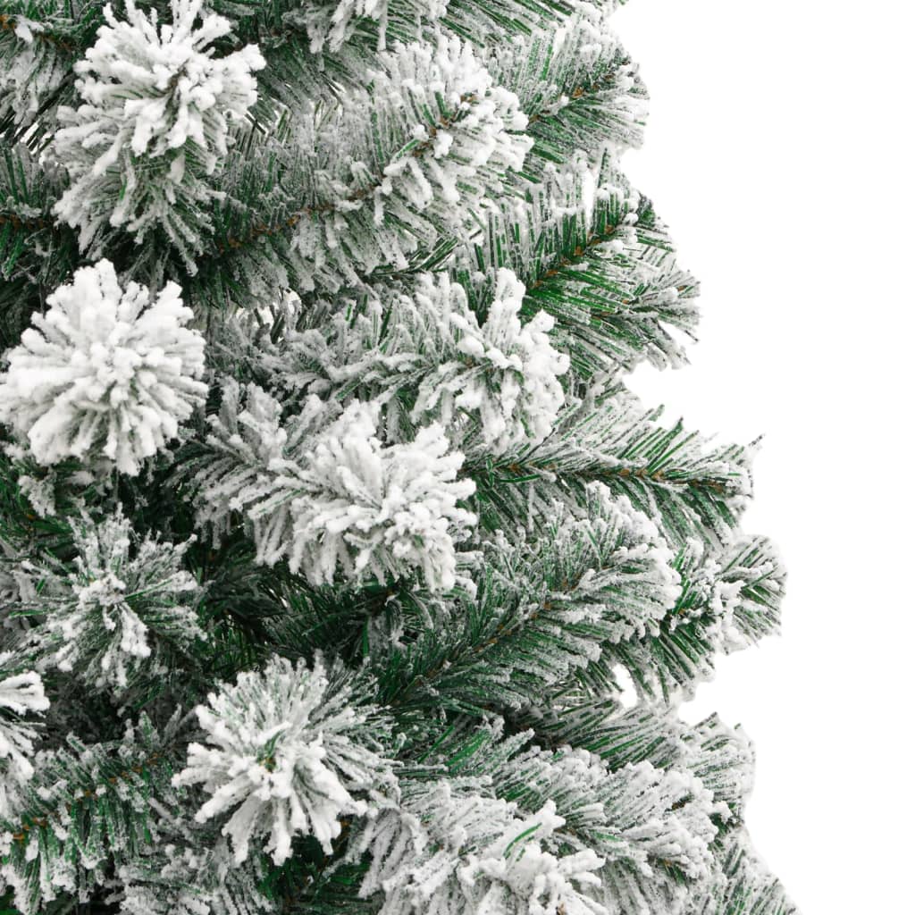 vidaXL Künstlicher Weihnachtsbaum Klappbar Beschneit 180 cm