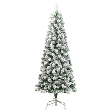 vidaXL Künstlicher Weihnachtsbaum Klappbar Beschneit 240 cm