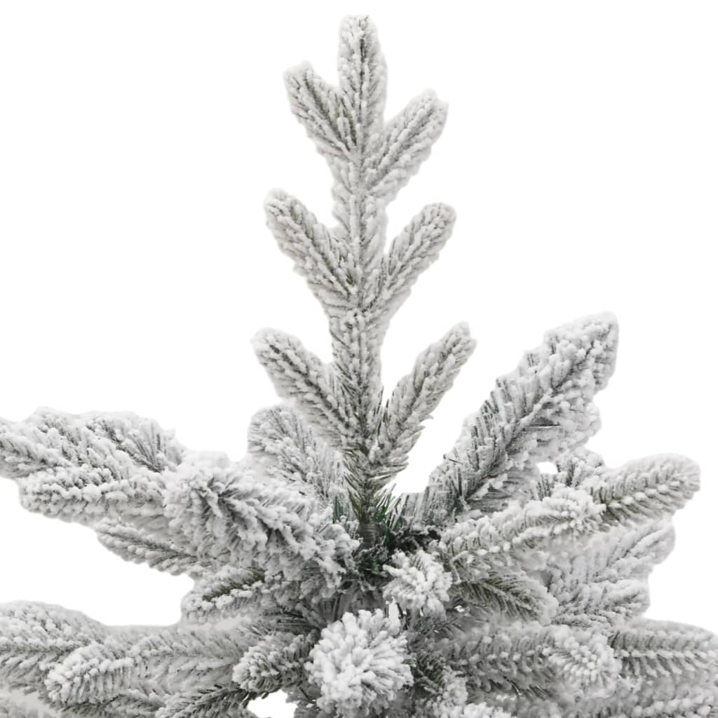 vidaXL Künstlicher Weihnachtsbaum Klappbar Beschneit 120 cm