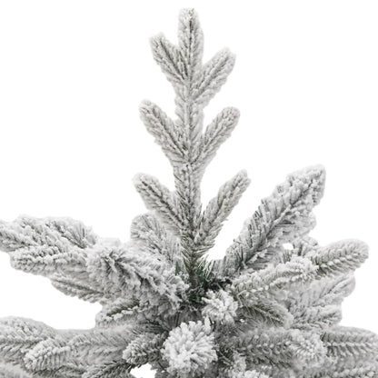 vidaXL Künstlicher Weihnachtsbaum Klappbar Beschneit 120 cm