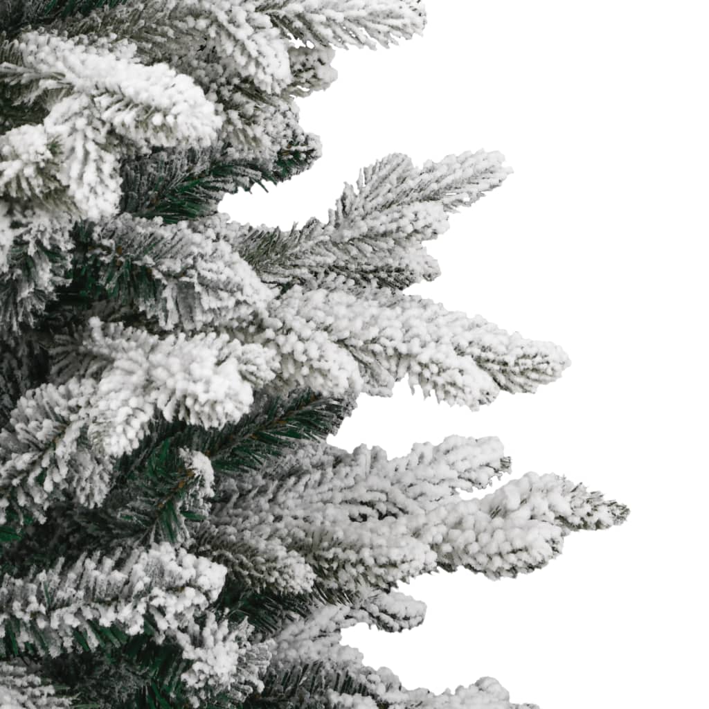vidaXL Künstlicher Weihnachtsbaum Klappbar Beschneit 120 cm