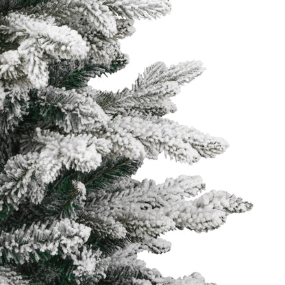 vidaXL Künstlicher Weihnachtsbaum Klappbar Beschneit 120 cm