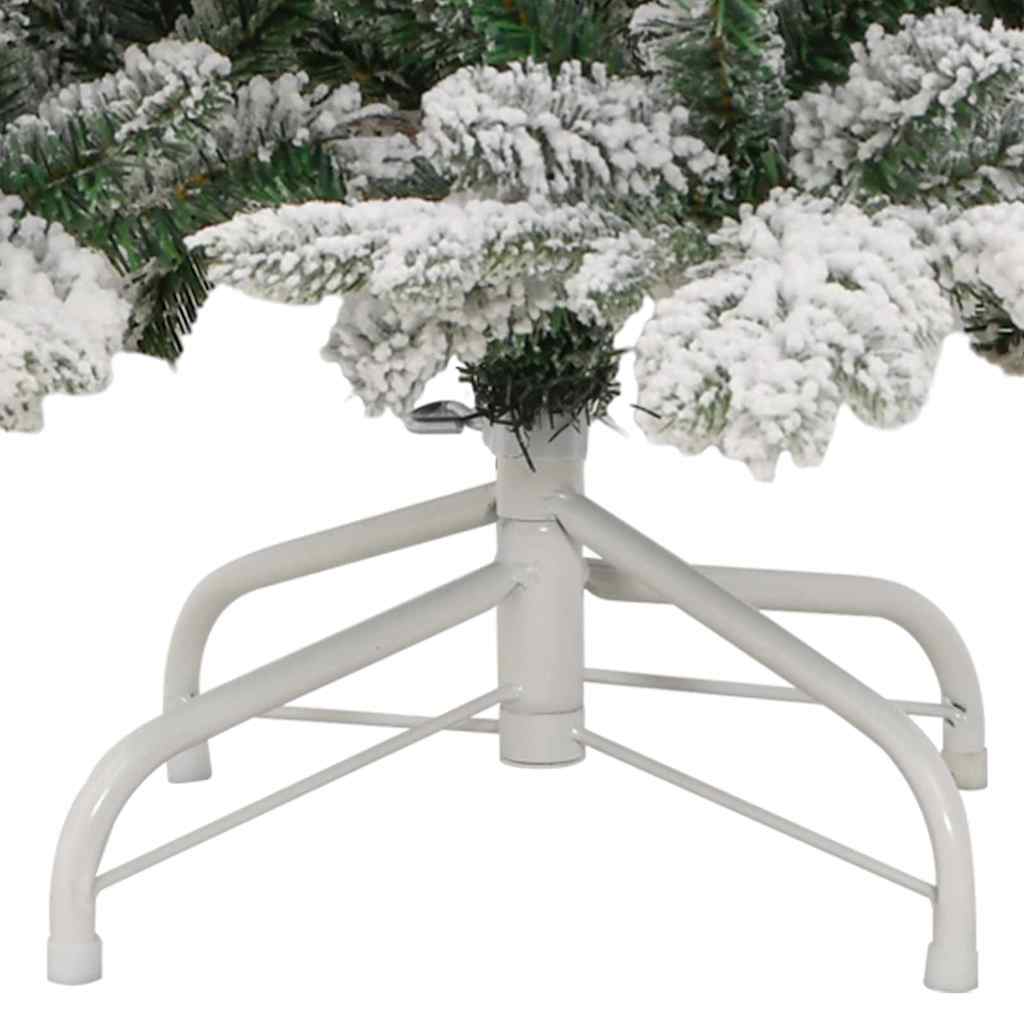 vidaXL Künstlicher Weihnachtsbaum Klappbar Beschneit 180 cm