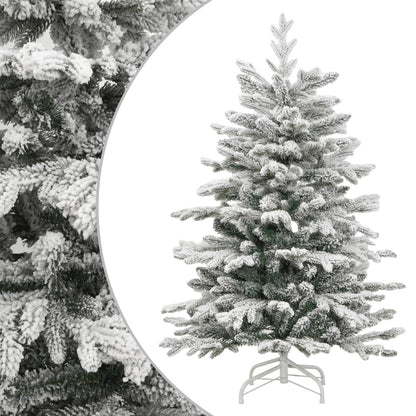 vidaXL Sapin de Noël artificiel pliable enneigé 240 cm