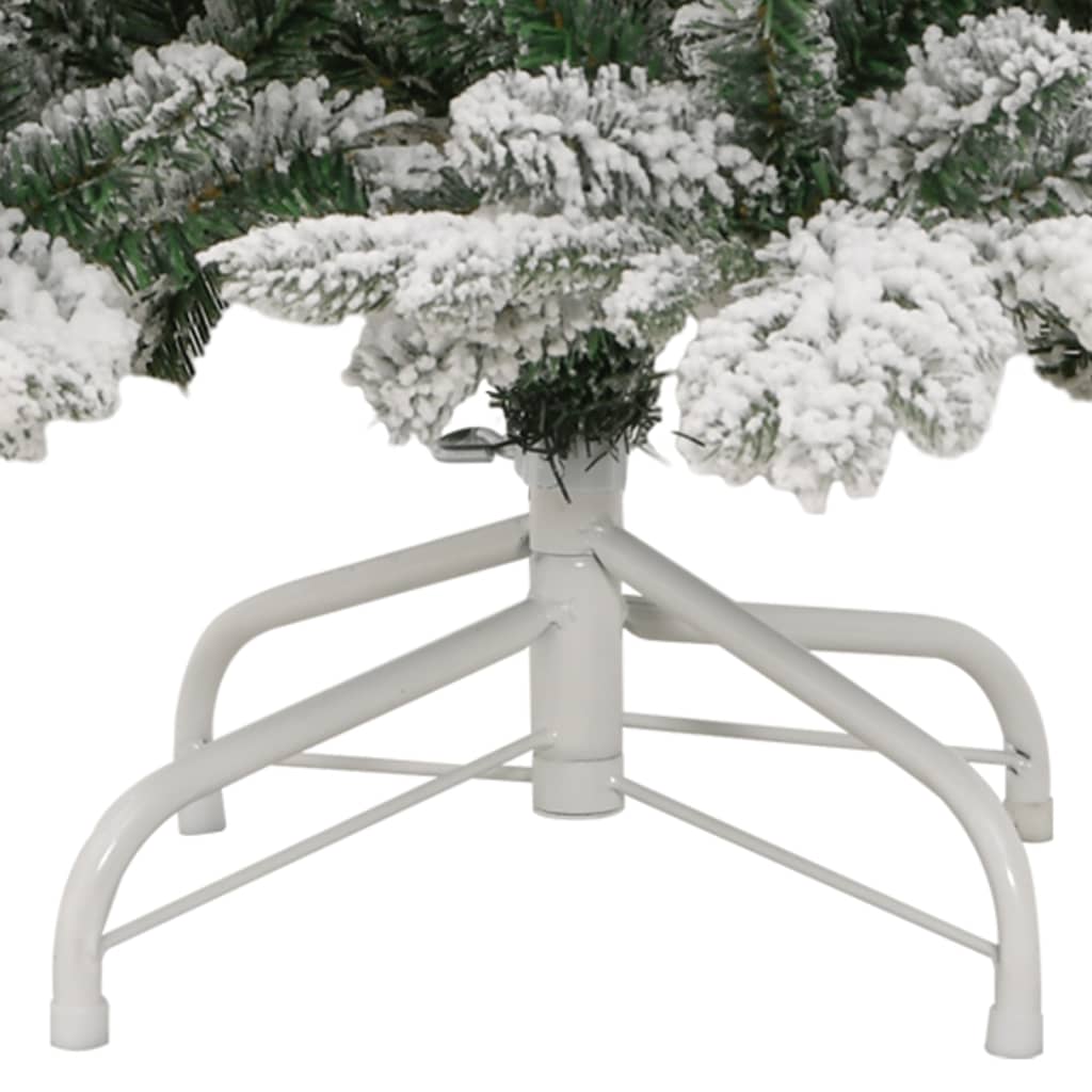 vidaXL Sapin de Noël artificiel pliable enneigé 240 cm